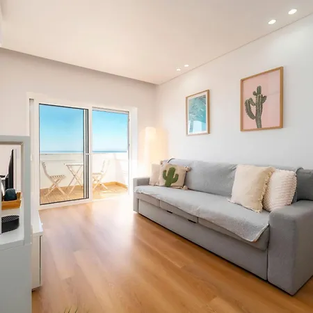 Ocean View Apartment Steps To Beach Vil15M Faro25M Lägenhet Quarteira